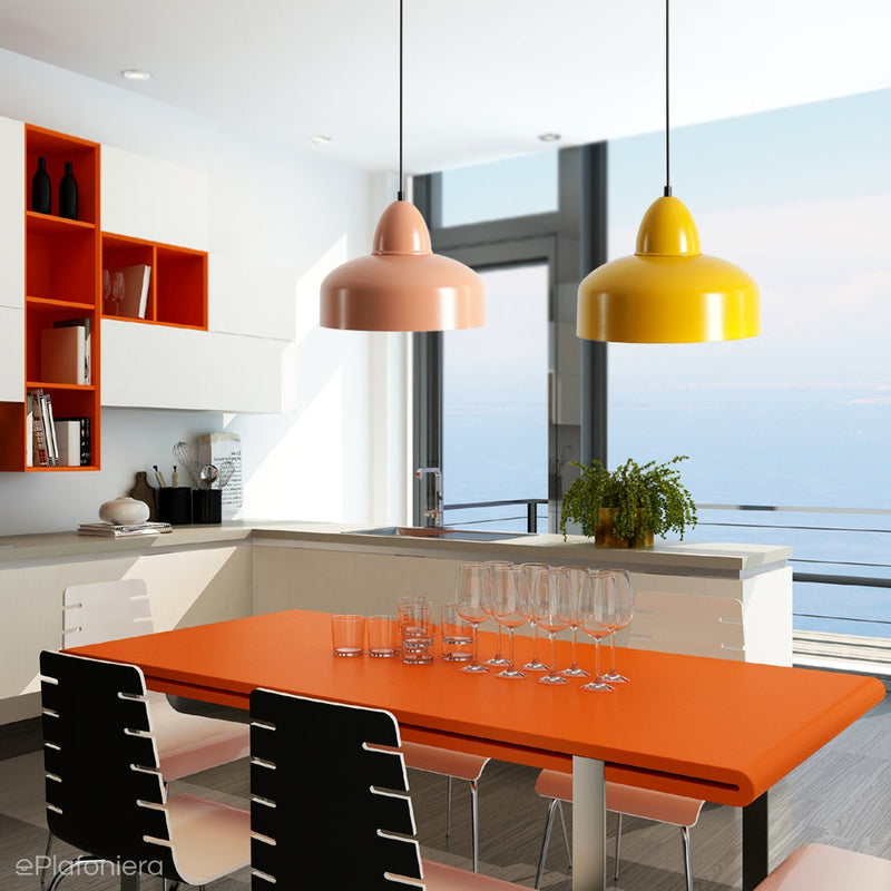Світильник над кухонним островом, кольоровий метал, Como Coral (Aldex)