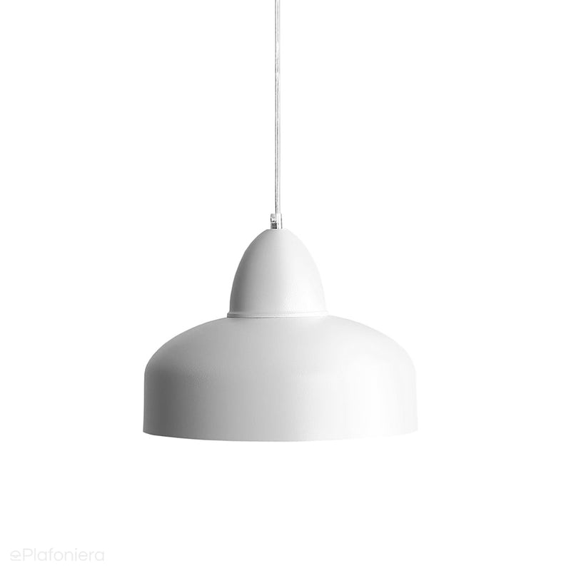 Сучасний підвісний світильник над столом, білий метал, Como White (Aldex)