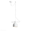 Білий промисловий, вінтажний підвісний світильник для вітальні (1xE27) Aldex (берилій) 976G