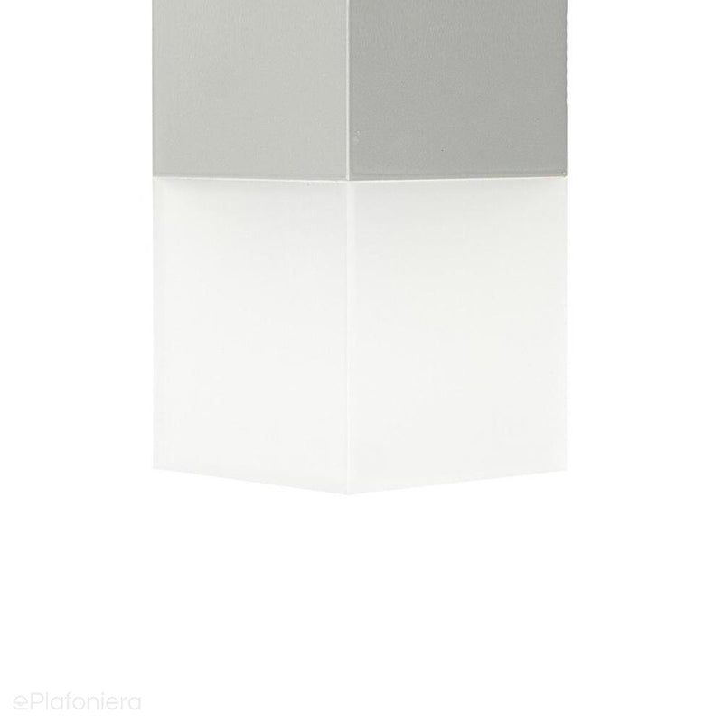 Зовнішній стельовий садовий світильник (графіт/чорний/сірий) (22 см 1x E27) SU-MA (cube max)