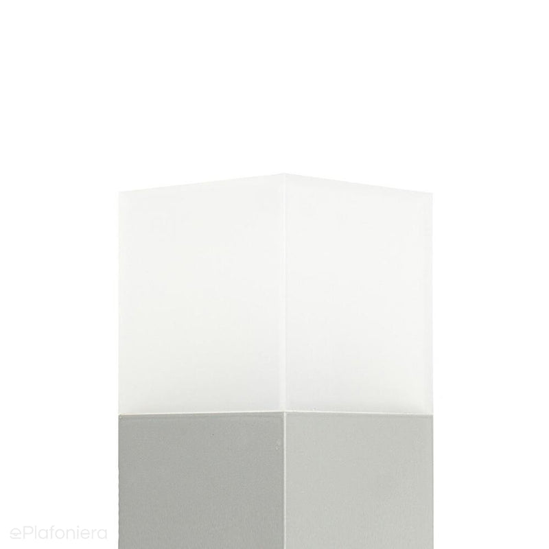 Стовп - вуличний стоячий садовий світильник (графіт/чорний/сірий) (40/70/100 см, 1x E27) SU-MA (cube max)