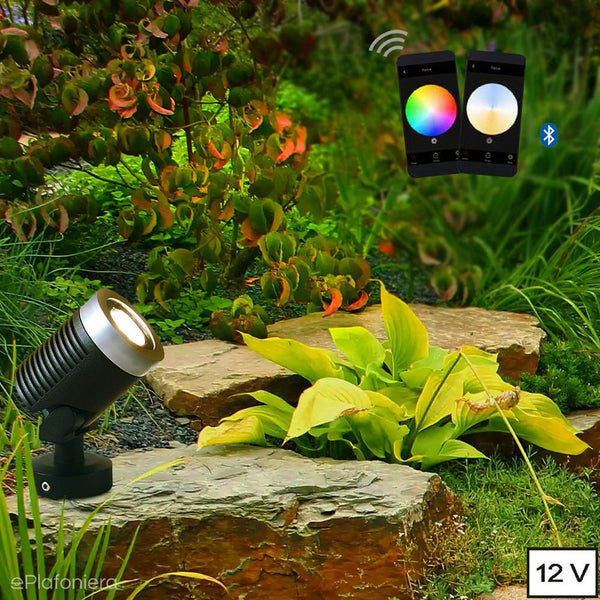 Прожектор спрямований зовнішній садовий світильник IP 44 (5W, Smart RGB+3000K-6000K) (12V LED система) Arcus