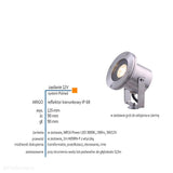 Прожектор спрямований, садовий/підводний світильник IP 68 (3W, 3000K) (12V LED система) Arigo