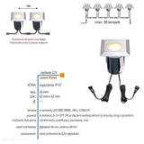 Вуличний садовий/підводний світильник IP 67 (0.5W, 3000K) (12V LED система) Atria