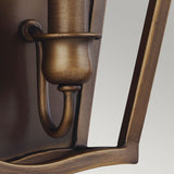 Настінний світильник ліхтар - ліхтар (2xE14) (стара бронза) настінний світильник для вітальні, кухні, спальні, Feiss (Yarmouth)
