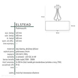 Романтичний стельовий підвісний світильник (чорний, хром) для ванної, спальні, вітальні (G9 3x4W) Elstead (Falmouth)