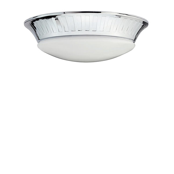Стельовий світильник 39см (хром) - стельовий світильник для ванної, вітальні, спальні (GX53 9W) Elstead (Whitby)