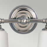 Світильник для ванної (молочне скло, хром) світильник для ванної (G9 2x4W) Feiss (Huguenot)