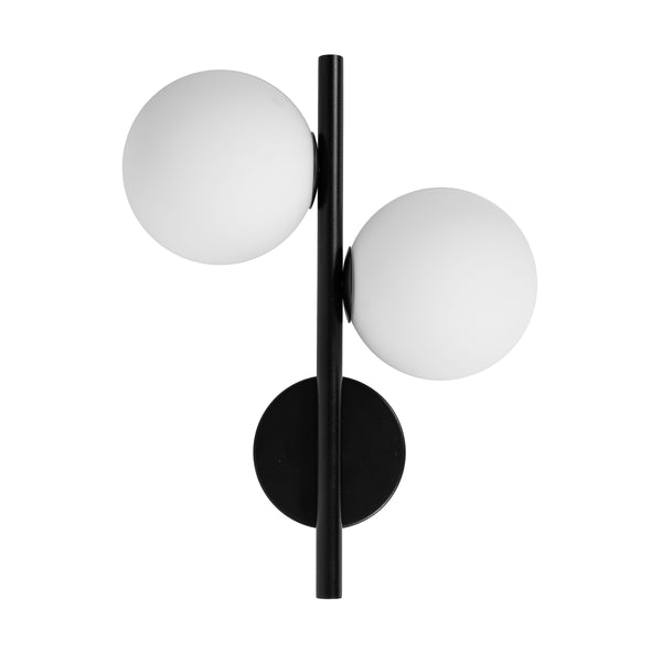 Сучасний чорний бра Diplo - настінний світильник для вітальні, кабінету та спальні Ummo