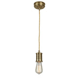 Світильник - підвісна лампочка (латунь 1xE27) для спальні, вітальні, кухні Elstead (Douille)
