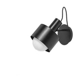 Чорний настінний рефлекторний світильник - Enkel - настінний світильник для кухні, вітальні та спальні, Ummo