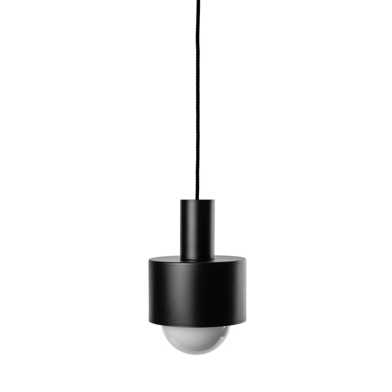 Чорний металевий підвісний світильник для спальні та вітальні - Enkel 1, Ummo