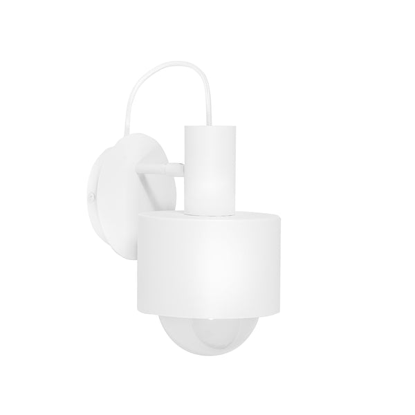 Настінний світильник Enkel Modern - білий настінний світильник, регульований рефлектор, Ummo