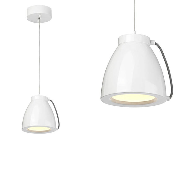Світильник білий 18см, LED 15W - підвісний для кухні, їдальні, вітальні Elstead (Європа)