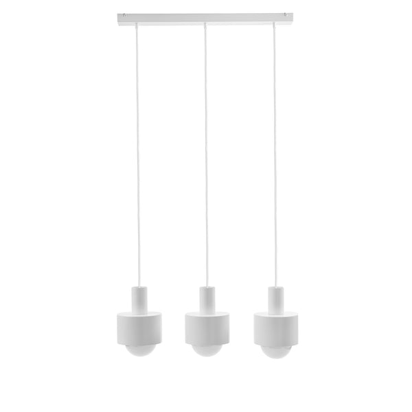 Біла сучасна люстра для кухні та їдальні - підвісний світильник Enkel 3, Ummo