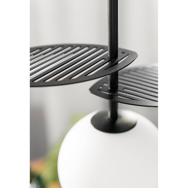Чорний сучасний підвісний світильник Fyllo A - для вітальні, спальні, кухні, ванної Ummo