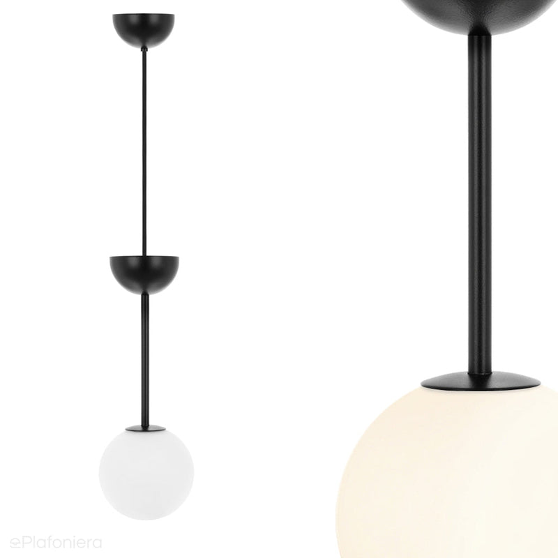 Gladio - сучасний чорний підвісний світильник для вітальні та спальні - Ummo