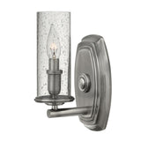 Античний нікель - настінний світильник (повітряні бульбашки) для кухні вітальні (1xE14) Hinkley (Dakota)