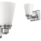 Настінний світильник для ванної Avon (скло, полірований хром, G9 1x4W) настінний світильник для ванної 3000K - Hinkley