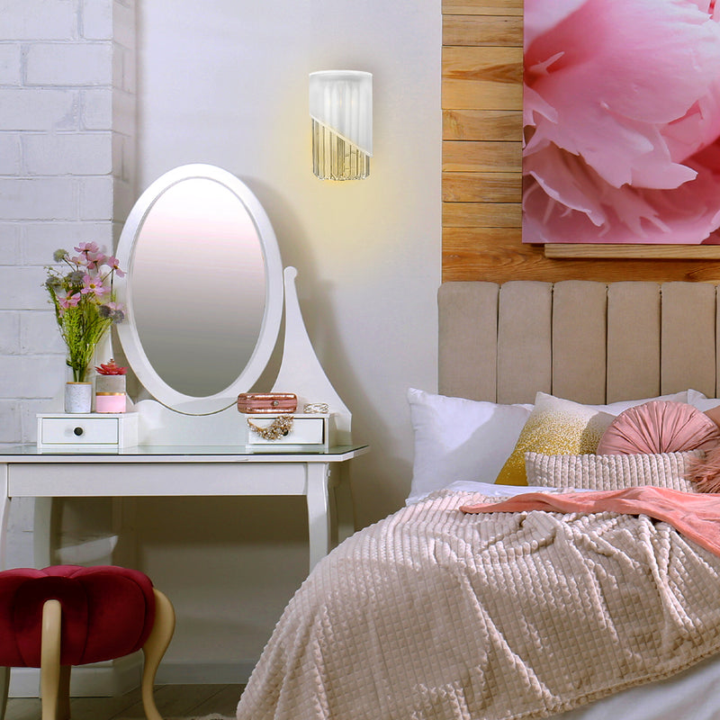 Кришталевий настінний світильник для спальні вітальні 1xE14 Hinkley (Gigi)