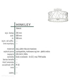 Стельовий світильник Nest зі срібними пластівцями - Hinkley