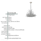 Підвісний світильник - стара бронза (46см) для вітальні, спальні, ванної (3xE14) Kichler (Organique)