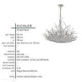 Підвісний світильник - стара бронза (76см) для вітальні, спальні, ванної (6xE14) Kichler (Organique)