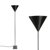 Світильник стоячий металевий - підлоговий для спальні вітальні (1xE27) (Konko) Лофтлайт