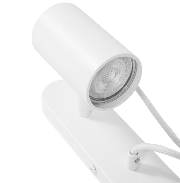 Білий сучасний світильник Kop F - настінний світильник для вітальні, спальні, кухні та ванної Ummo