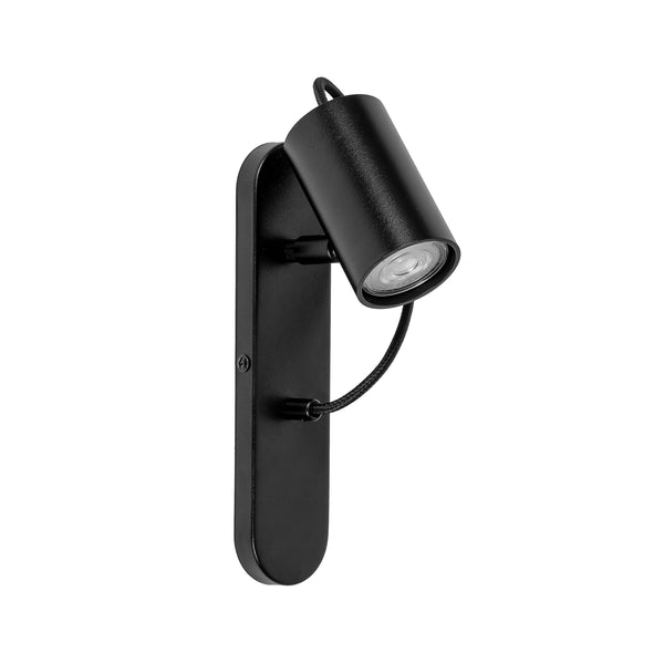 Чорний сучасний світильник Kop F - настінний світильник для вітальні, спальні, кухні та ванної Ummo