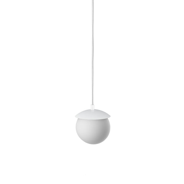 Біла куля Kuul F, підвісний світильник для кухні, їдальні та ванної Ummo