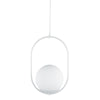 Біла куля, підвісний світильник для кімнати - Koban B, Ummo