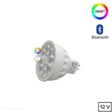 Розумна лампочка MR16 5W, RGB+WW+CW, Bluetooth - АКСЕСУАРИ системи 12V LED Polned (6279011)