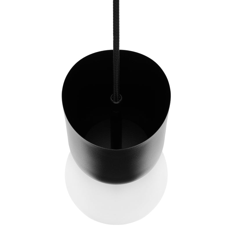 Стильний чорний підвісний світильник Luoti - Ummo