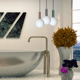 Світильник підвісний металевий матовий - модерн для вітальні, спальні, ванної (Matuba) Loftlight