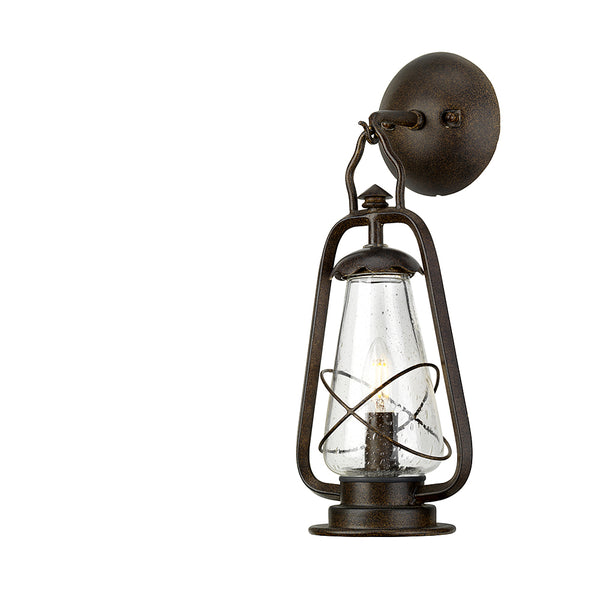 Вуличний ліхтар, настінний металевий світильник, 1xE14 Elstead (Шахтарі)