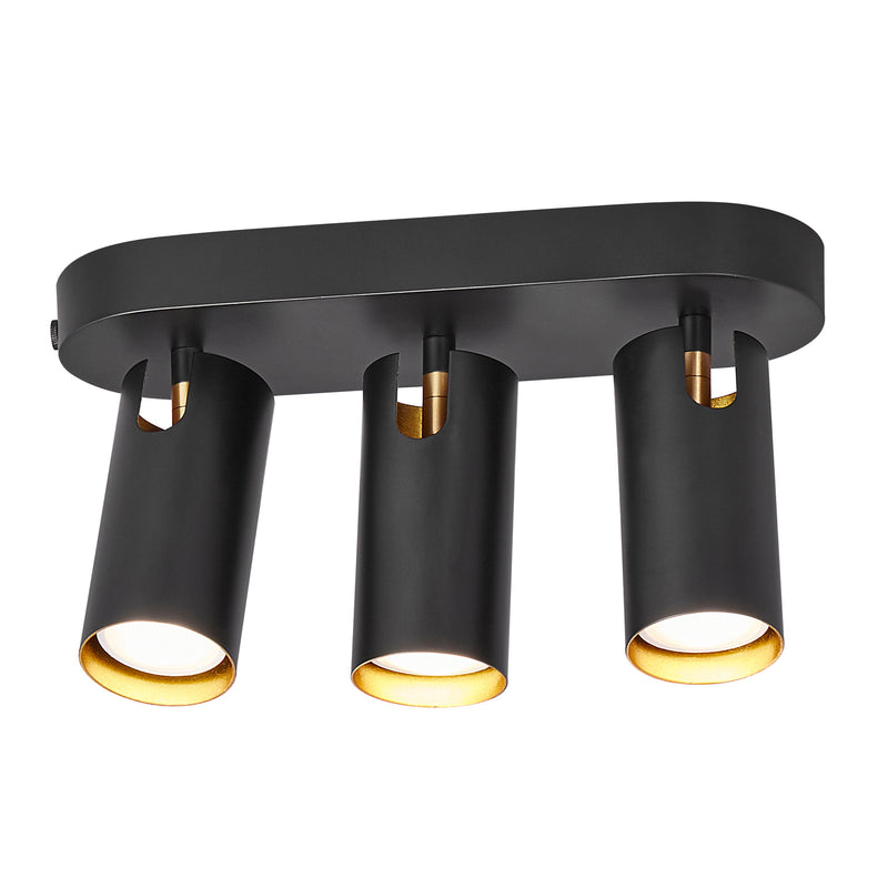 Mimi 3-Spot | Ceiling Light | Black, Design For The People - ePlafoniera.pl