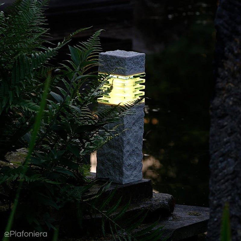 Світильник стоячий (Nepos 40cm/Titan 60cm) вуличний садовий стовп IP 44 (3W, 3000K) (система 12V LED)