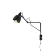 Регульована, чорна настінна лампа Soho з вимикачем - Aldex (50 см)