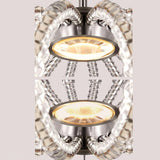 Скляні кристали, підвісна куля 80см, LED світильник, для спальні вітальні (12W, 1000lm) Feiss (Oberlin)