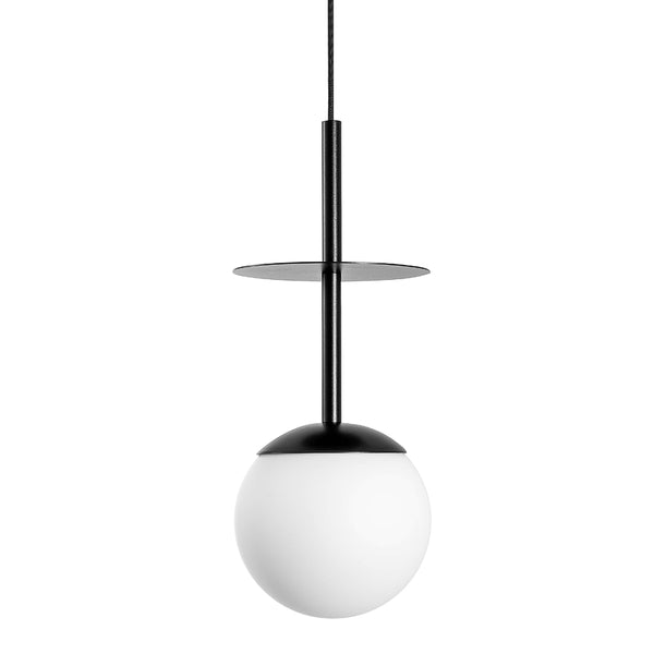 Сучасний підвісний світильник чорна куля для кухні та їдальні - Plaat A Ummo