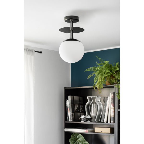 Стильний чорний Plaat B ball плафон - стельовий світильник для вітальні, спальні, кухні, ванної Ummo