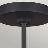 Підвісний світильник чорний металевий, люстра для високих кімнат, 5xE27 Feiss (Joan)