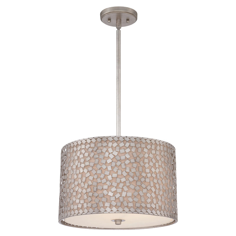 Декоративний підвісний світильник Confetti (старе срібло) - Quoizel (40см, 3xE27)