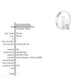 Настінний світильник - на колесі (коричневий) бра для вітальні, спальні, кухні (1xE27) Quoizel (Театр)