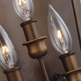 Настінний світильник ліхтар - ліхтар (3хЕ14) (стара бронза) настінний світильник для вітальні, кухні, спальні, Feiss (Yarmouth)