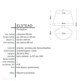 Настільна фарфорова лампа гарбуз - Elstead (63см, 1xE27)