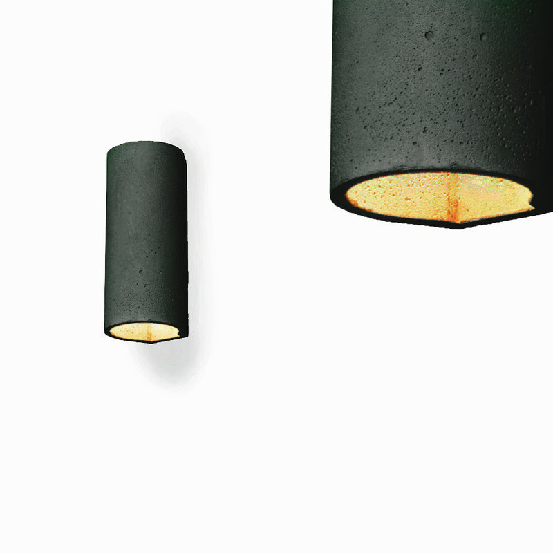 Бетонний бра - сучасний настінний світильник, для вітальні, спальні, кухні (LED 2x8W) (Rulon) Loftlight