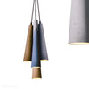 Підвісний світильник бетонний - для вітальні, спальні, кухні, сучасний промисловий (GU10, 5x5W) (Sopel Multi) Loftlight