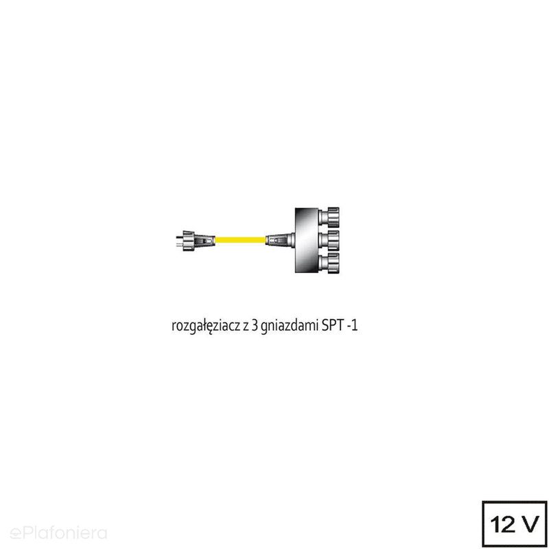 Розгалужувач SPT-1 17см (IP 44) - АКСЕСУАРИ світлодіодної системи Polned 12V (6006011)